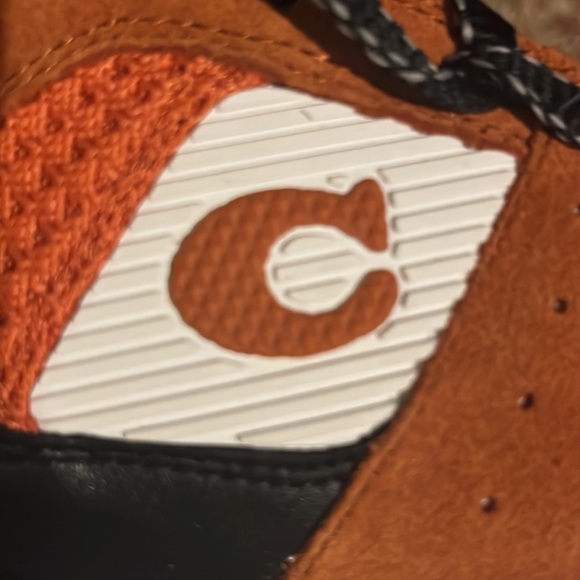 Coach size 9 stylish high top sneakers. - Picture 9 of 13